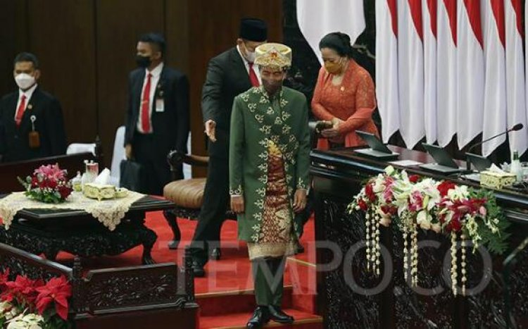 Sidang Nota Keuangan MPR, Jokowi Klaim Indonesia Berhasil Tangani Krisis Global