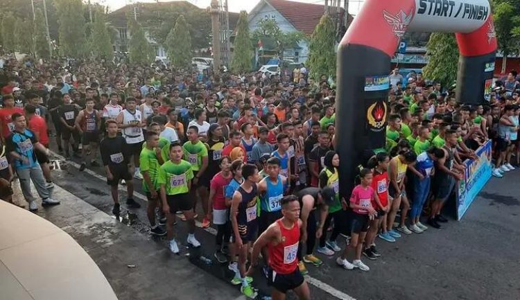 Ratusan Atlet Ikuti Lomba Lari Linggau Ngelong Run 10 KM