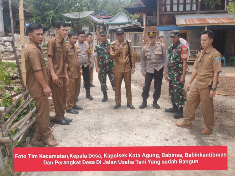 Tim Kecamatan Tanjung Tebat Melakukan Monev di Desa Tanjung Nibung