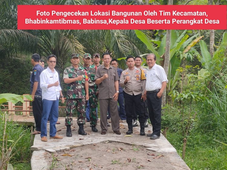 Tim Kecamatan Tanjung Tebat Melakukan Monev di Desa Air Dingin Baru